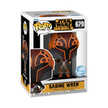 Load image into Gallery viewer, Star Wars: Rebels - Sabine Wren US Exclusive Metallic Pop! Vinyl [RS]
