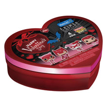 Load image into Gallery viewer, Marvel Comics: Valentines 2024 - Pink US Exclusive Pocket Pop! 4-Pack Heart Box [RS]
