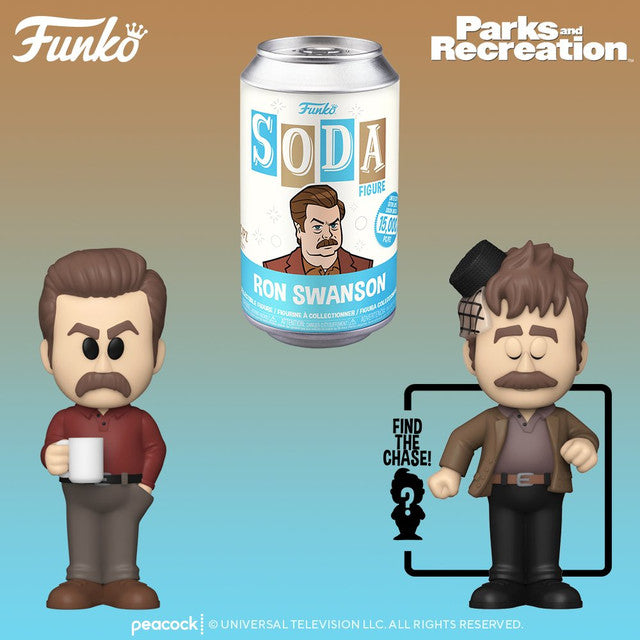 Parks and Recreation - Ron Swanson (with chase) Vinyl Soda