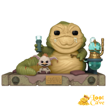 Load image into Gallery viewer, Star Wars: Return of the Jedi 40th Anniversary - Jabba the Hutt &amp; Salacious B. Crumb Deluxe Pop! Vinyl

