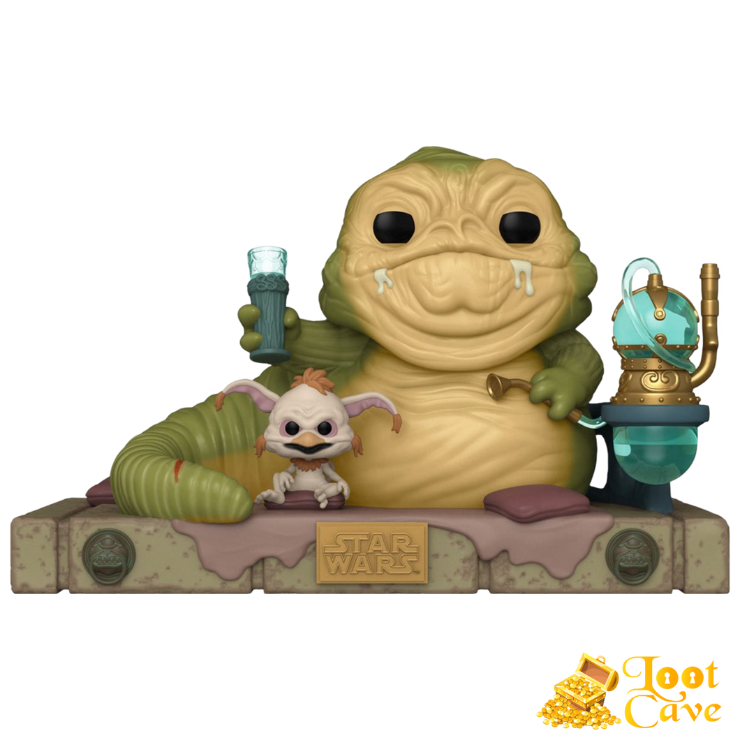 Star Wars: Return of the Jedi 40th Anniversary - Jabba the Hutt & Salacious B. Crumb Deluxe Pop! Vinyl