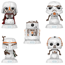 Load image into Gallery viewer, Star Wars - Holiday Snowman US Exclusive Pop! Vinyl 5-Pack [RS]
