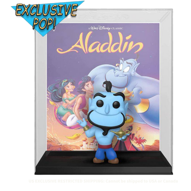 Aladdin (1992) - Genie with Lamp US Exclusive Pop! VHS Cover [RS]