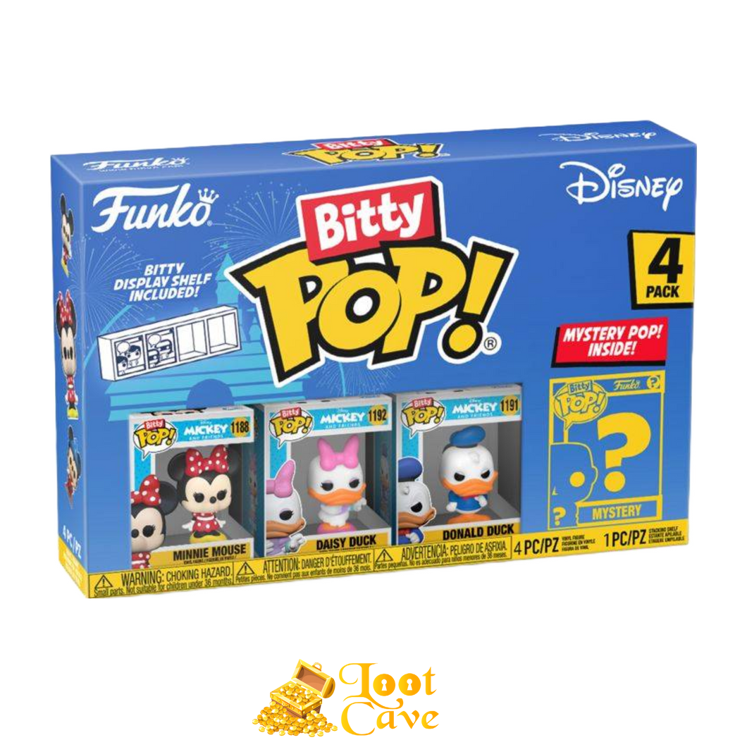 Disney - Minnie & Friends Bitty Pop! 4-Pack
