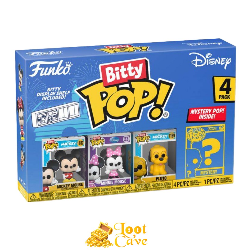 Disney - Mickey & Friends Bitty Pop! 4-Pack