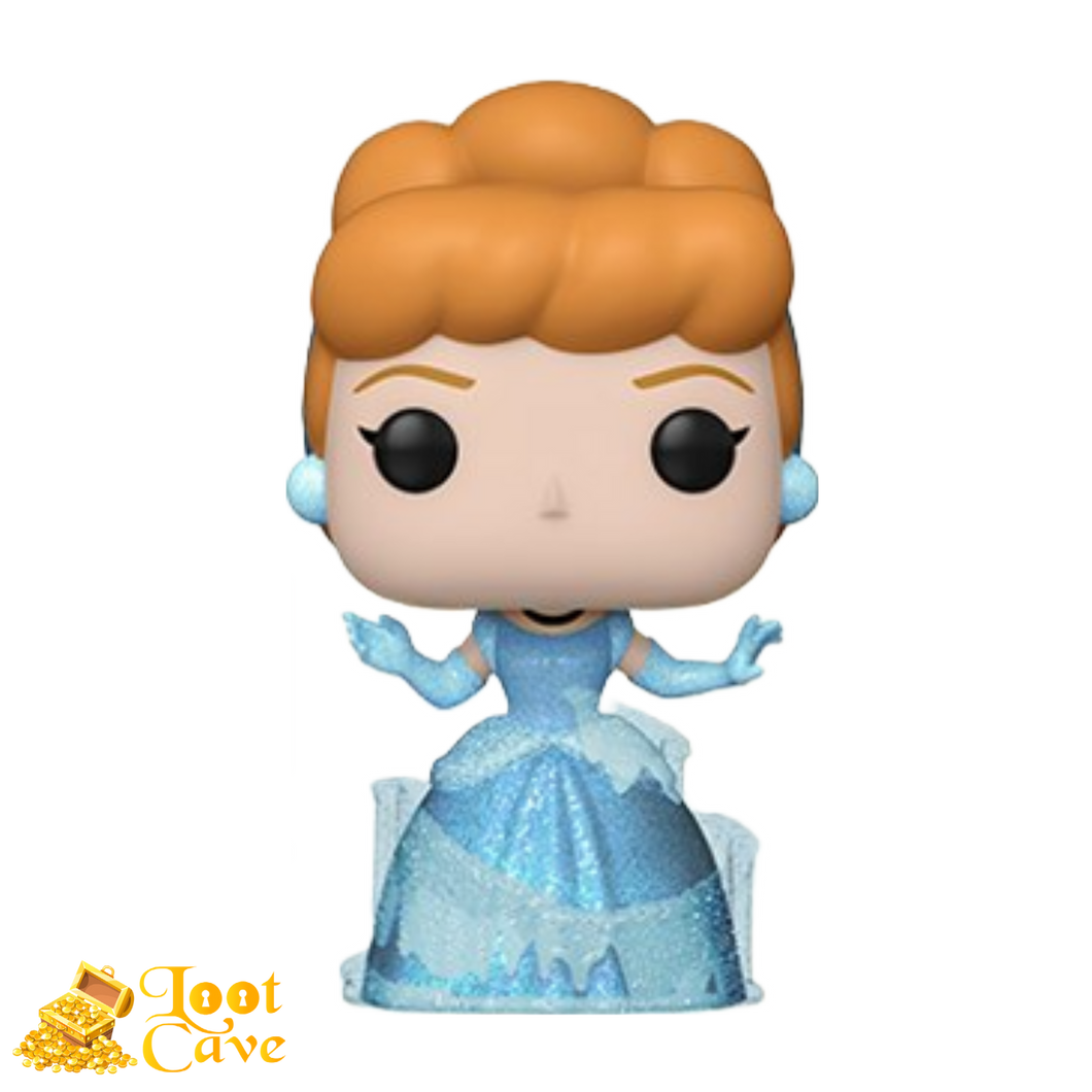 Disney: D100 - Cinderella (1950) Cinderella Diamond Glitter US Exclusive Pop! Vinyl [RS]