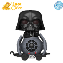 Load image into Gallery viewer, Disney: D100 - Darth Vader on TIE Fighter US Exclusive Pop! Vinyl Train Carriage [RS]

