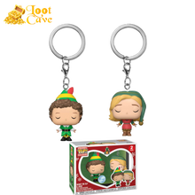 Load image into Gallery viewer, Elf - Buddy &amp; Jovie US Exclusive Pop! Keychain 2-Pack [RS]
