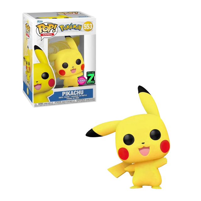Pokémon - Pikachu (Waving) Flocked Zavvi Exclusive Pop! Vinyl (IMPORT)