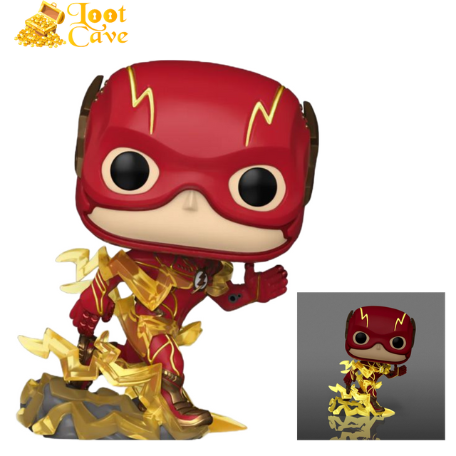 The Flash (2023) - The Flash US Exclusive Glow Pop! Vinyl [RS]