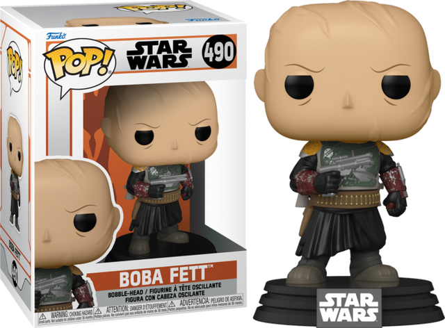 Star Wars: The Mandalorian - Boba Fett (Unmasked) US Exclusive Pop! Vinyl [RS]
