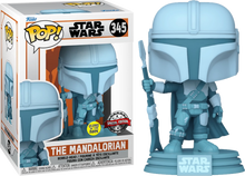 Load image into Gallery viewer, Star Wars: The Mandalorian - The Mandalorian (Hologram) Glow US Exclusive Pop! Vinyl [RS]

