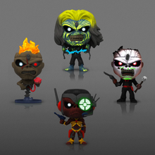Load image into Gallery viewer, Iron Maiden - Eddie Glow Pop! Vinyl 4-Pack
