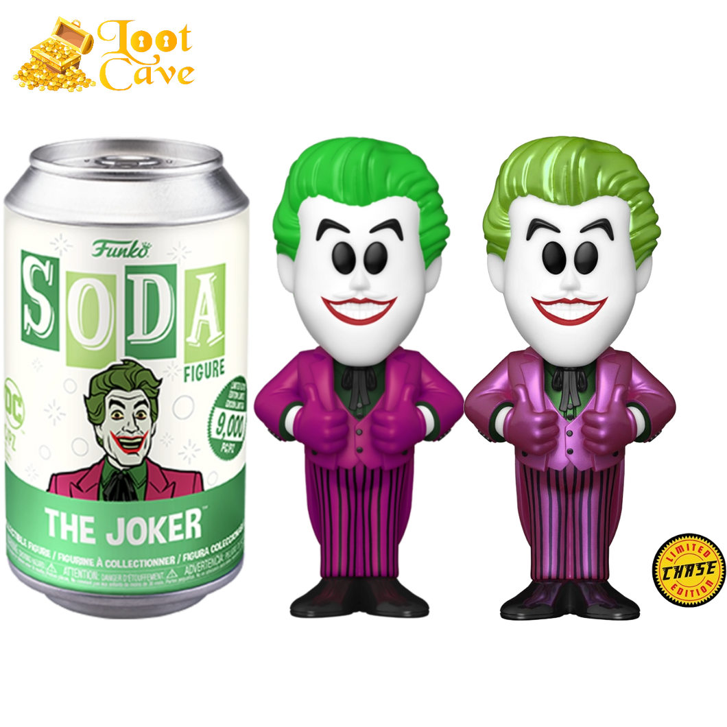 Batman (1966) The Joker Soda Figure Loot Cave