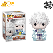 Load image into Gallery viewer, Hunter X Hunter: Killua GITD Pop Vinyl (Funko Shop Sticker) (IMPORT)
