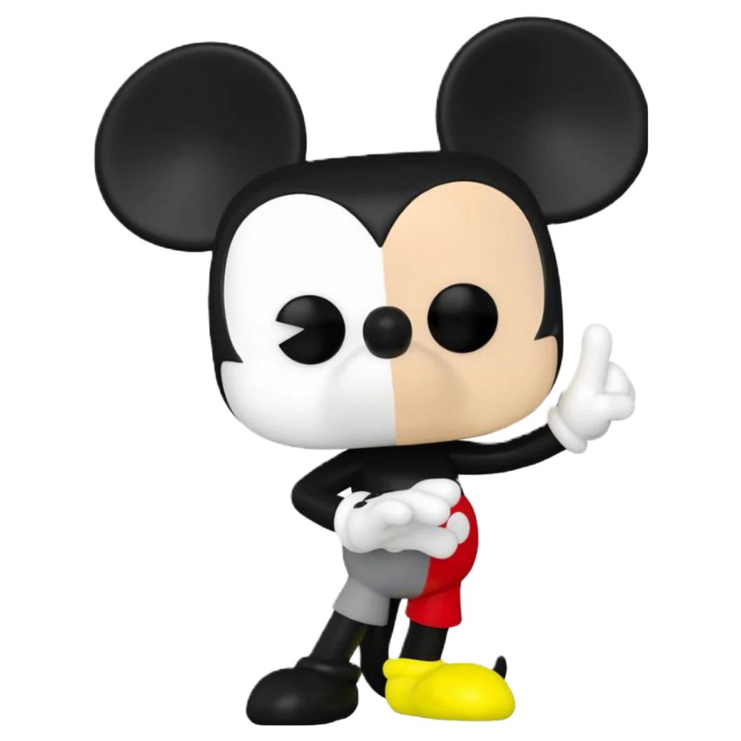 Disney: D100 - Mickey Mouse (Split Colour) US Exclusive Pop! Vinyl [RS]