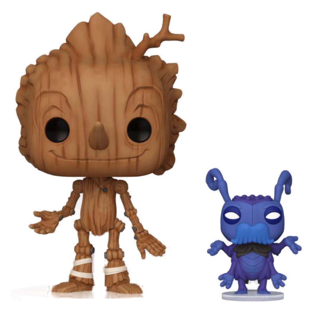 Guillermo del Toro's Pinocchio (2022) - Pinocchio (and Cricket) Pop! Vinyl