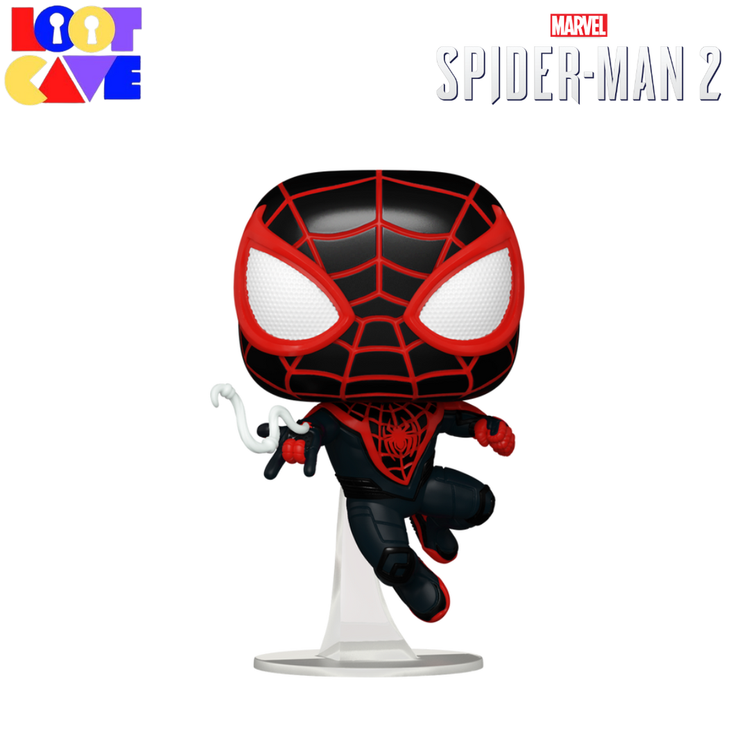 Spider-Man 2: KMiles Morales Upgraded Suit Pop Vinyl