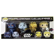 Load image into Gallery viewer, Star Wars - Retro Series US Exclusive Pop! Vinyl 4-Pack [RS]
