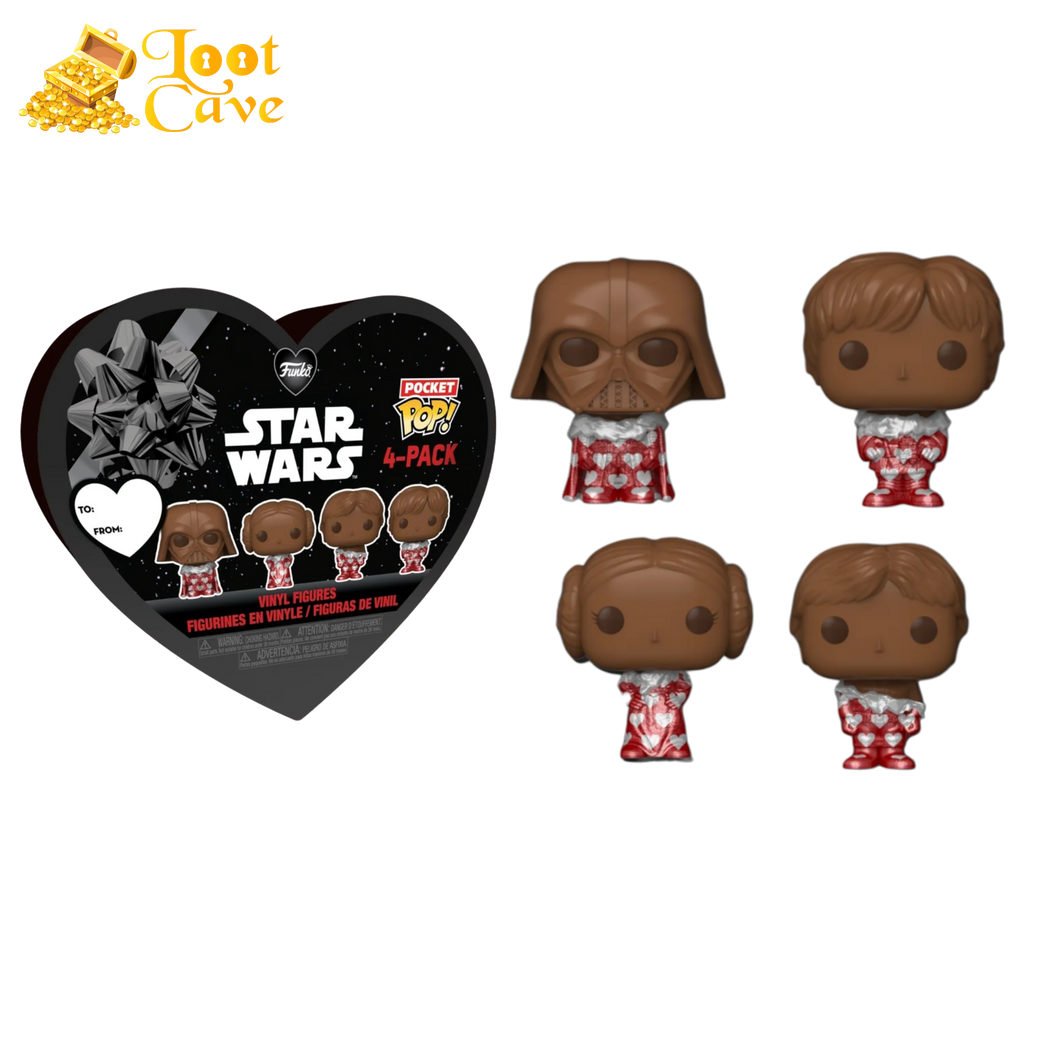 Star Wars: Valentines 2024 - Pocket Pop Heart Box 4-Pack