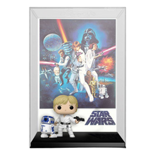 Load image into Gallery viewer, Star Wars: A New Hope (1977) - Luke Skywalker with R2-D2 Pop! Vinyl Movie Poster
