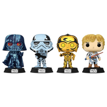 Load image into Gallery viewer, Star Wars - Retro Series US Exclusive Pop! Vinyl 4-Pack [RS]
