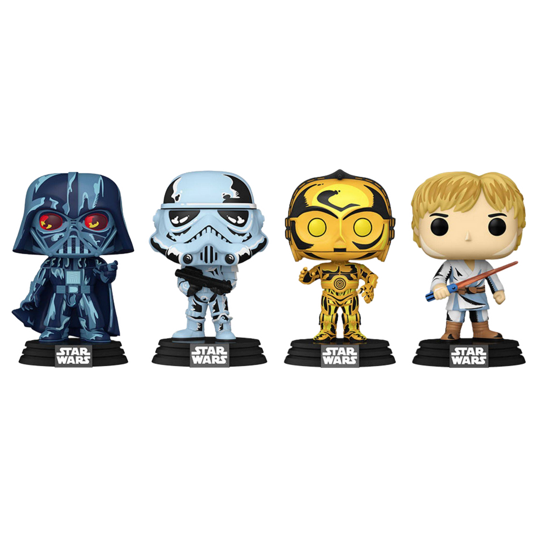 Star Wars - Retro Series US Exclusive Pop! Vinyl 4-Pack [RS]