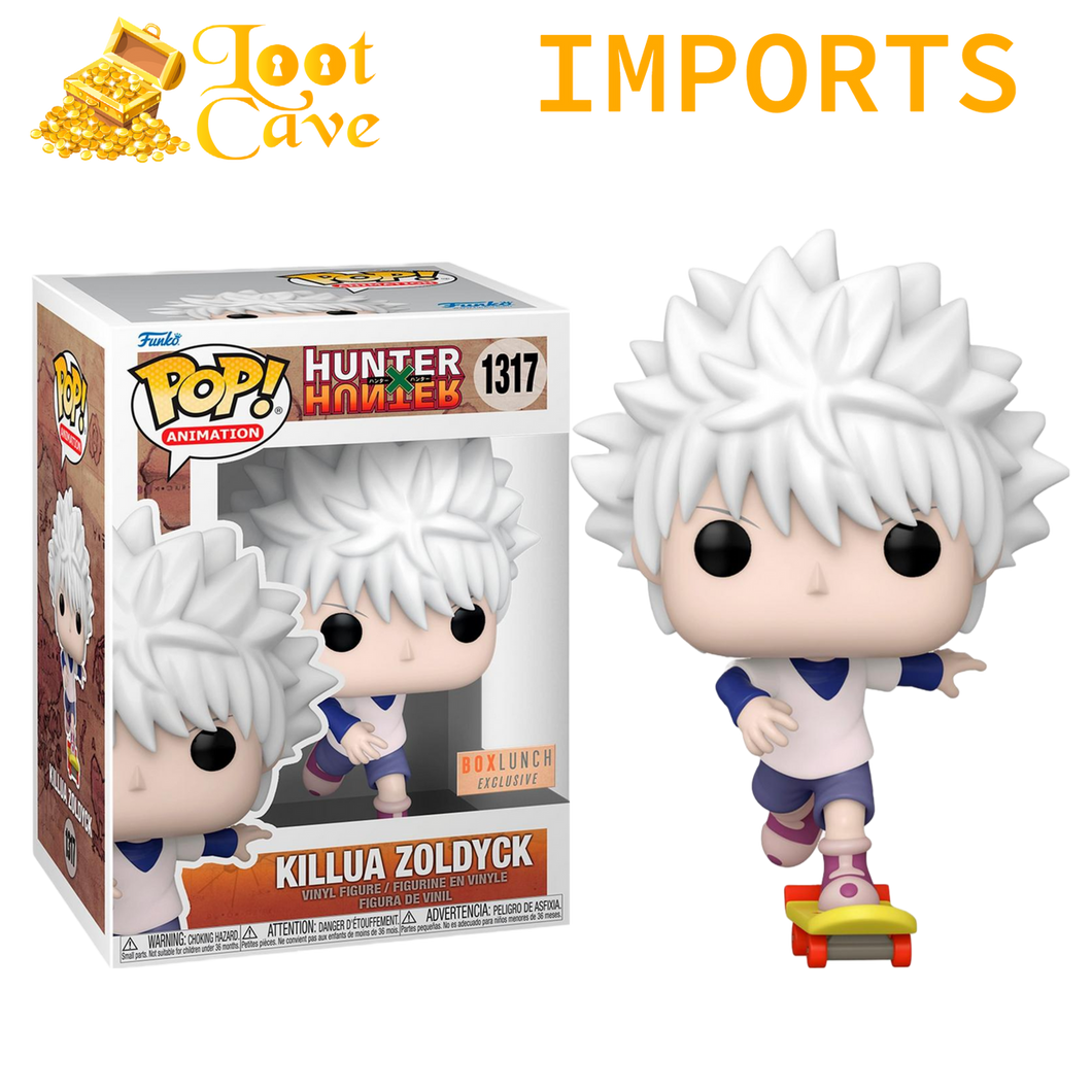 Hunter x Hunter - Killua Zoldyck (Skateboarding) Vinyl Figure - BoxLunch Exclusive (IMPORT)